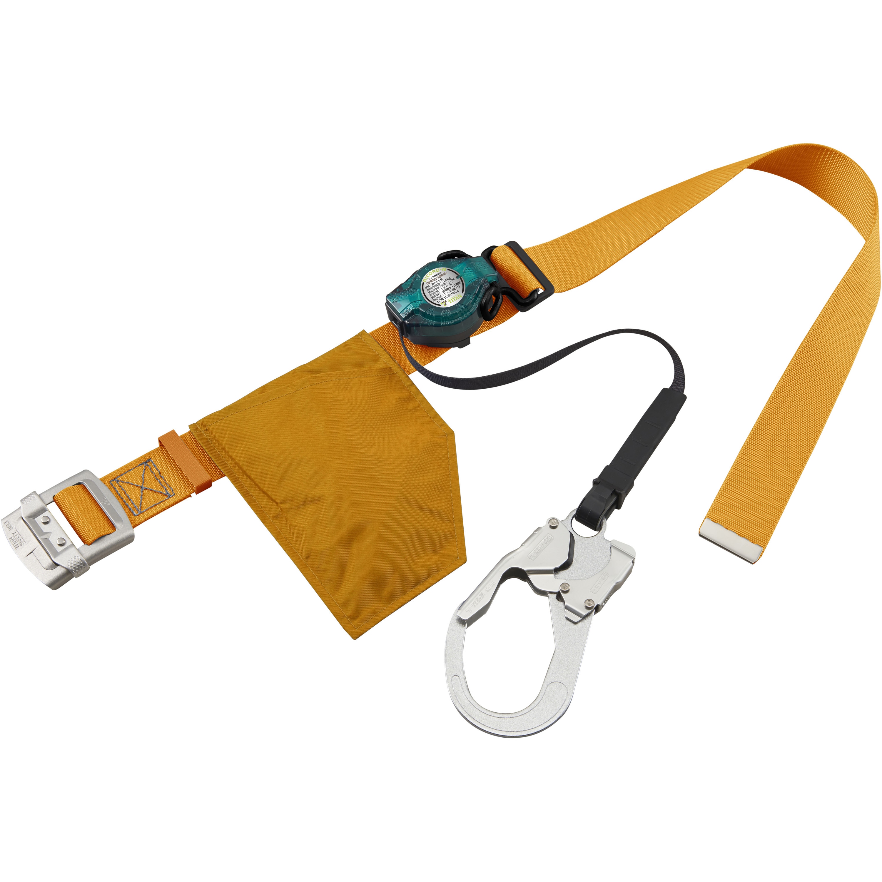 RA507N-YL-M 胴ベルト型墜落制止用器具(「小型巻取器、ロック付