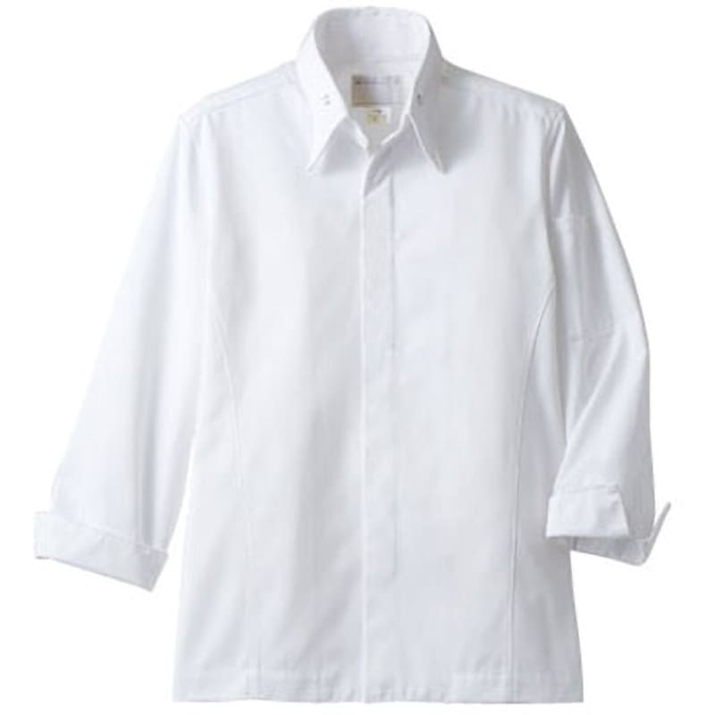 6-1021 コックコート 男女兼用 長袖 住商モンブラン 白色 サイズSS  6-1021