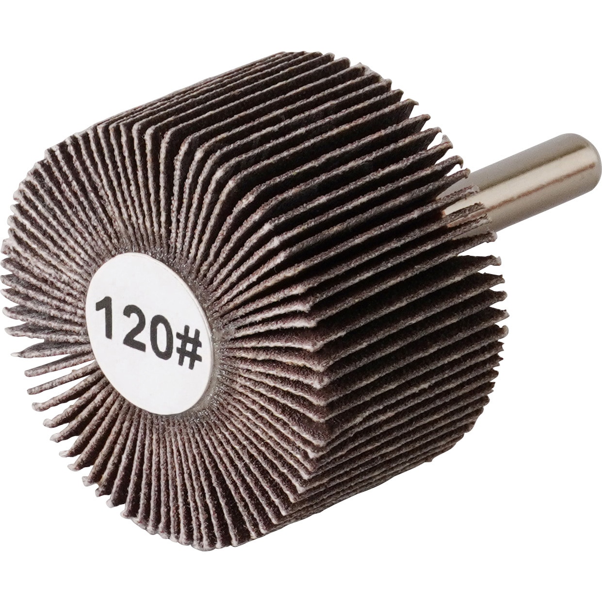 フラップホイール モノタロウ 粒度120 軸径6mm直径40mm 1箱(5個