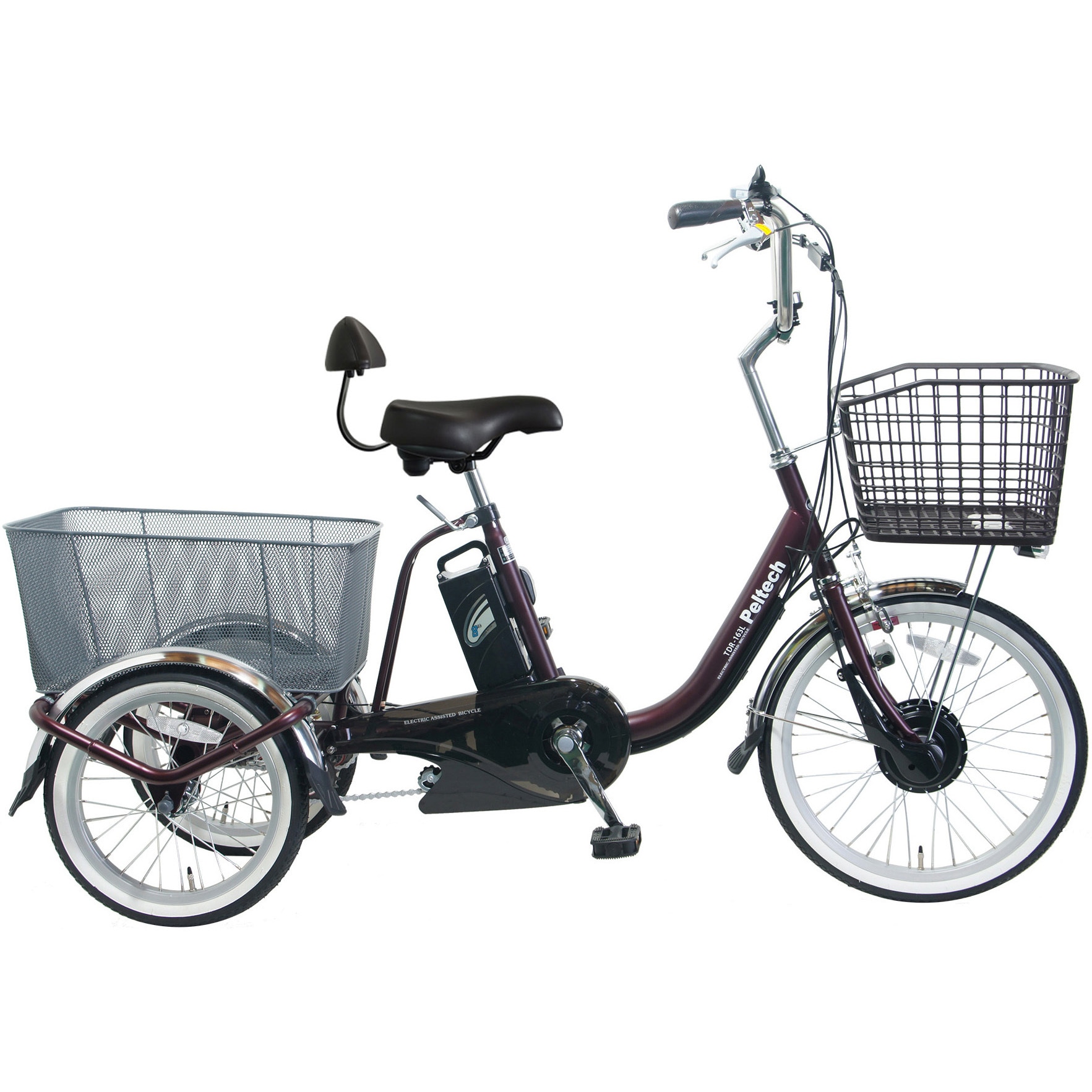 TBDR-163L-TC-RD 防災サイクル 前20型/後16型ノンパンク電動