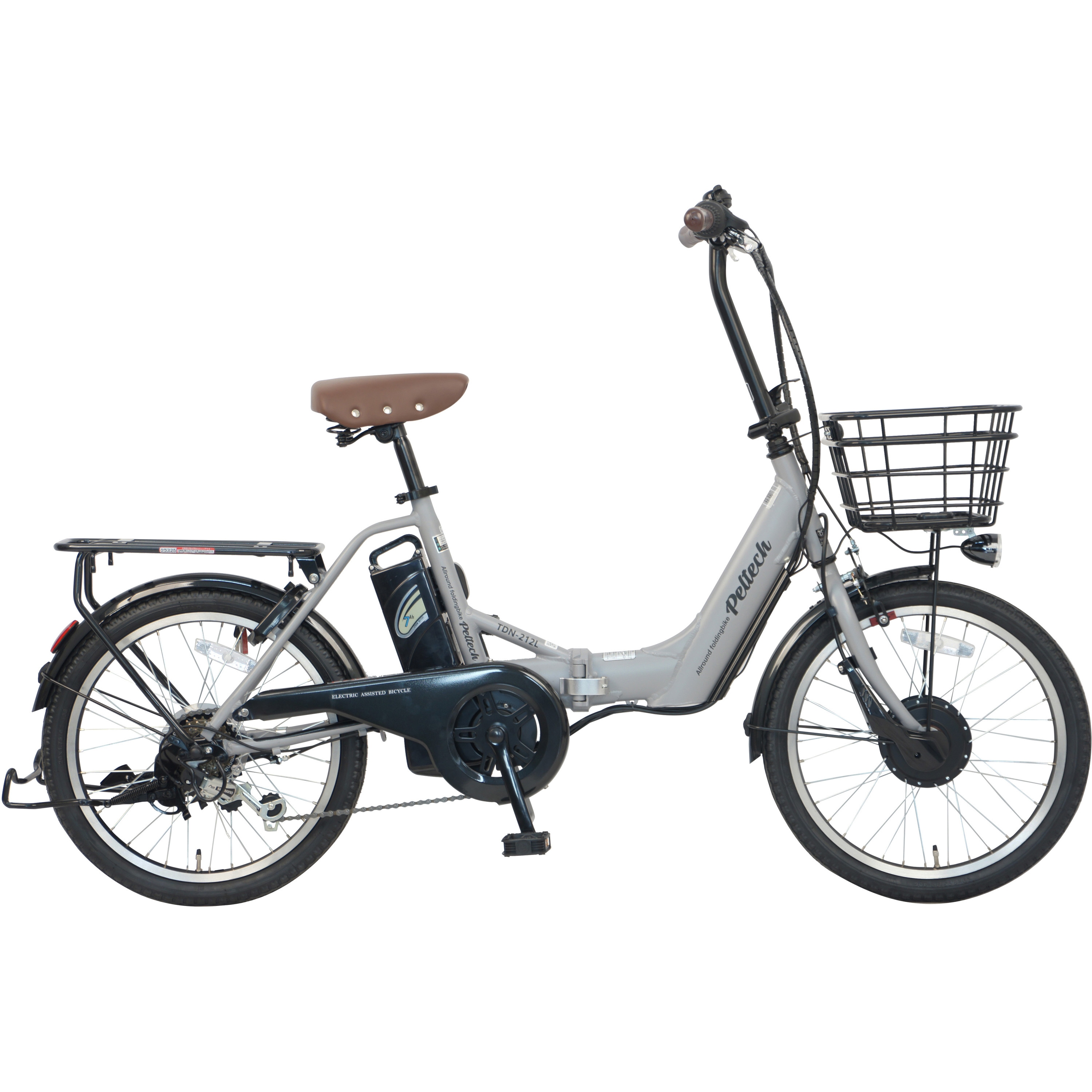 TBDN-212L-TC-GY-12Ah 防災サイクル 12Ahバッテリー仕様 20型6段変速 