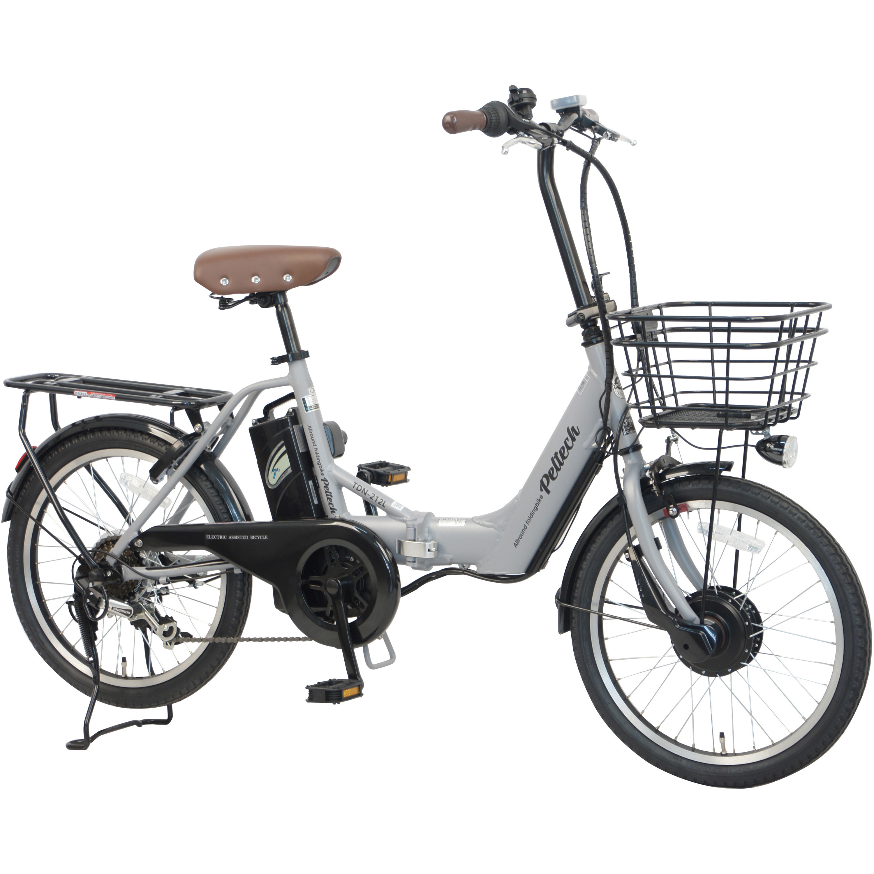 TBDN-212L-TC-GY-12Ah 防災サイクル 12Ahバッテリー仕様 20型6段変速 