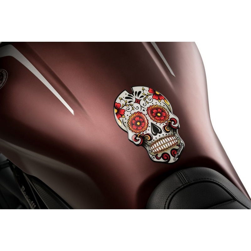 3673R Skull タンクパッド | 3673 Puig (プーチ) レッド色 【通販