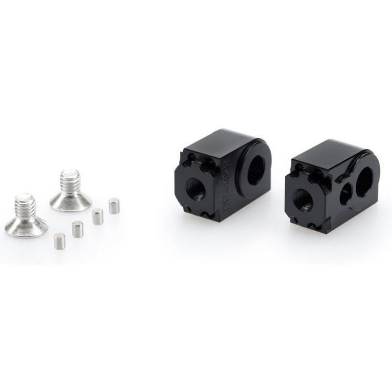 20273N Puig アダプター adjustable Passenger フットペグ | 20273 Puig (プーチ) ブラック色