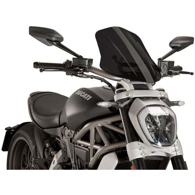 8922F ウィンドシールド Naked New Generation ツーリング | 8922 Puig (プーチ) ダークスモーク色