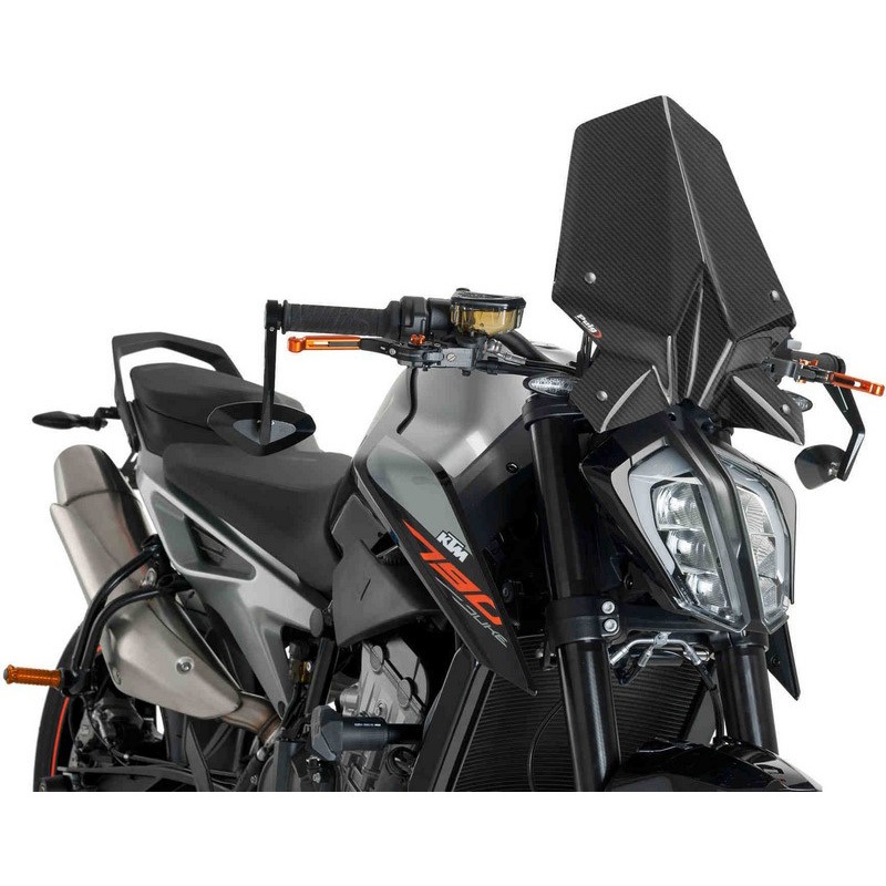 9668C ウィンドシールド Naked New Generation スポーツ | 9668 Puig (プーチ) カーボンルック色