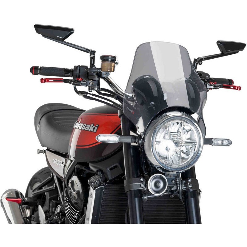 専用★Puig (プーチ) シールド Naked スモーク0869H Z900 21347H ウインドシールド MOD. NAKED KAWASAKI Z900RS 18' | 21347
