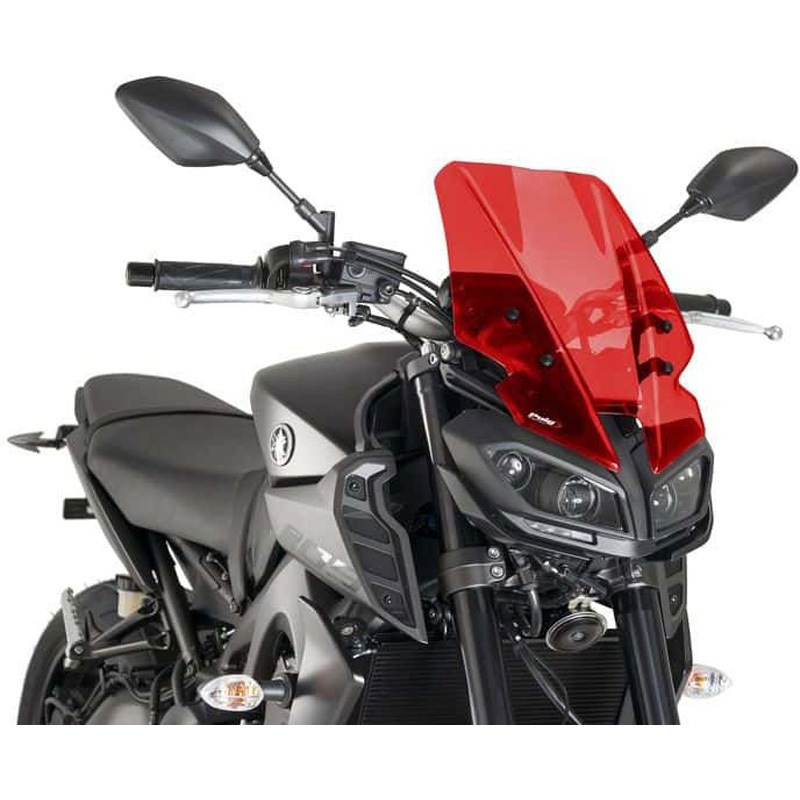 9377R ウィンドシールド Naked New Generation ツーリング | 9377 Puig (プーチ) レッド色