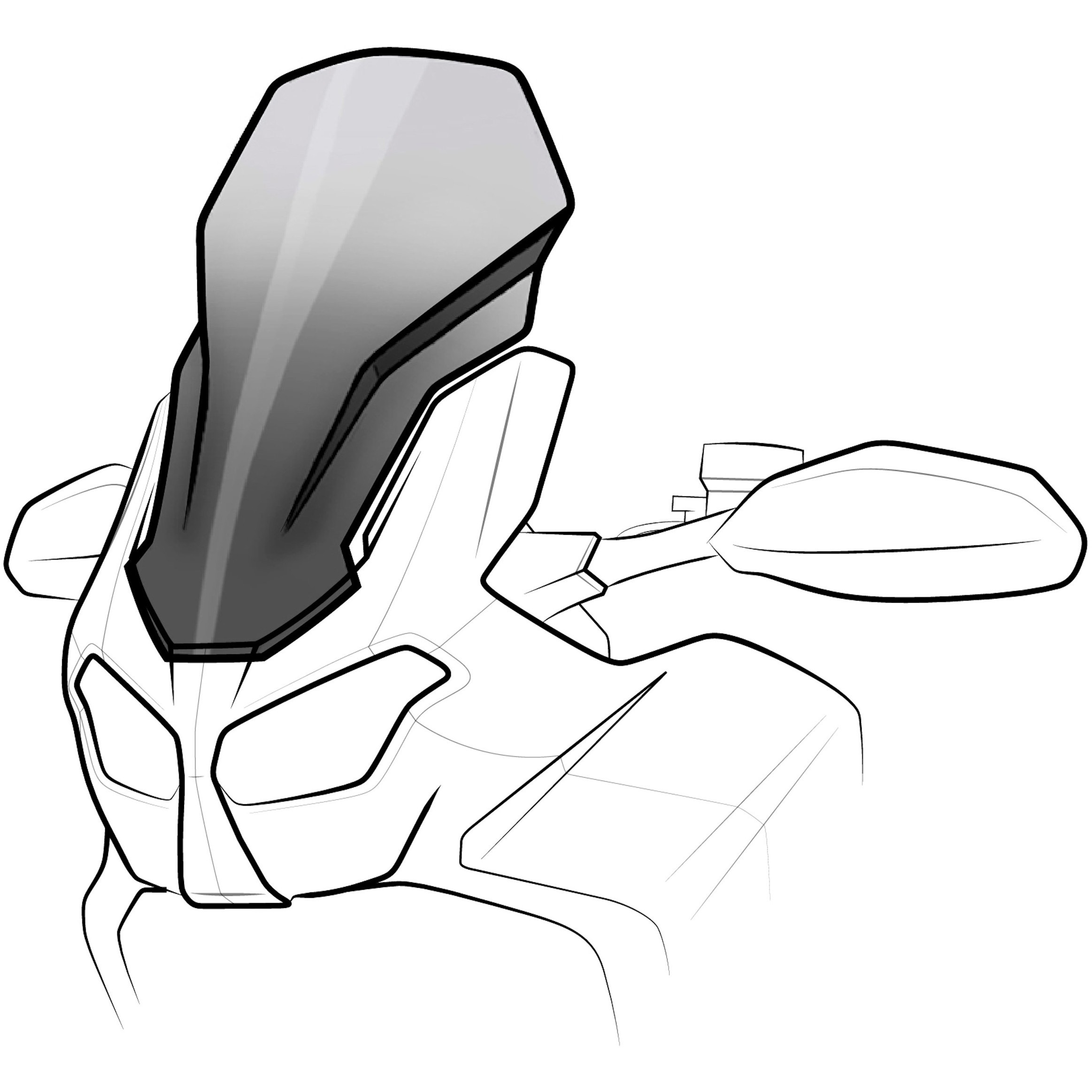 2087V レーシング スクリーン | 2087 Puig (プーチ) グリーン色