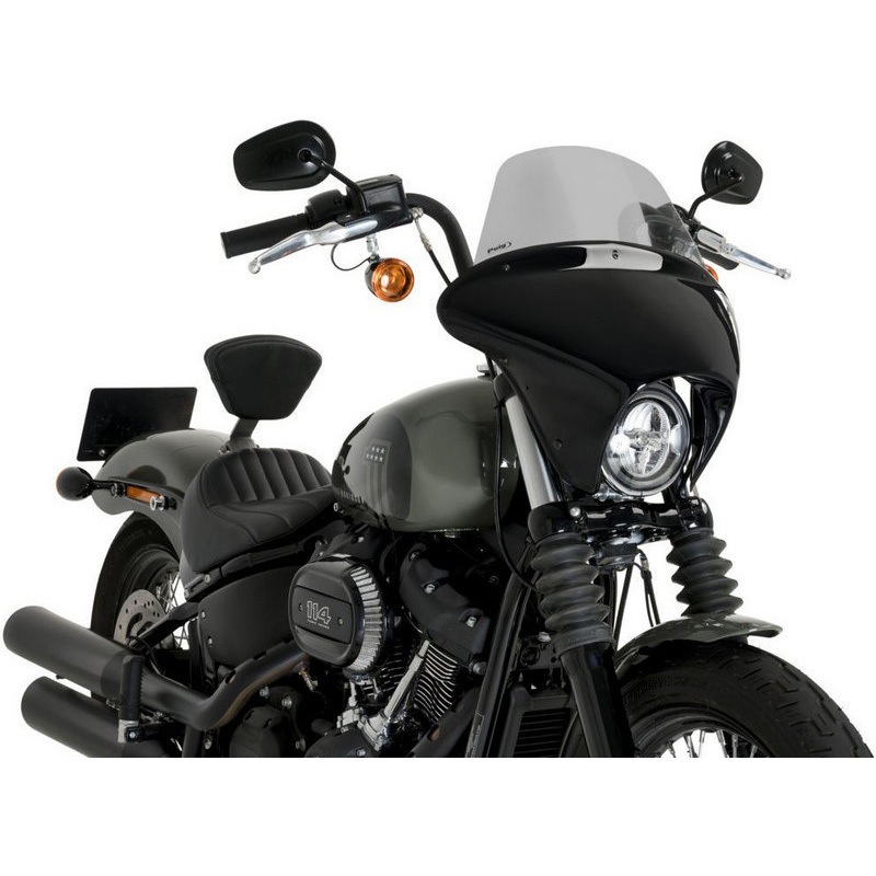 21215H ウインドシールド BATWING SML ツーリング HD SOFTAIL STREET B | 21215 Puig (プーチ) スモーク色