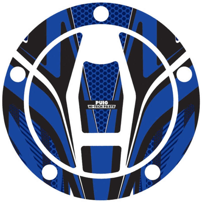 プーチ リザーバータンクキャップフロント（ブルー） Puig バイク