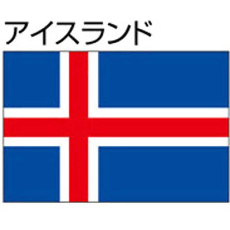 アイスランド 船舶用外国旗 3巾 ノーブランド 3巾(中型)サイズ