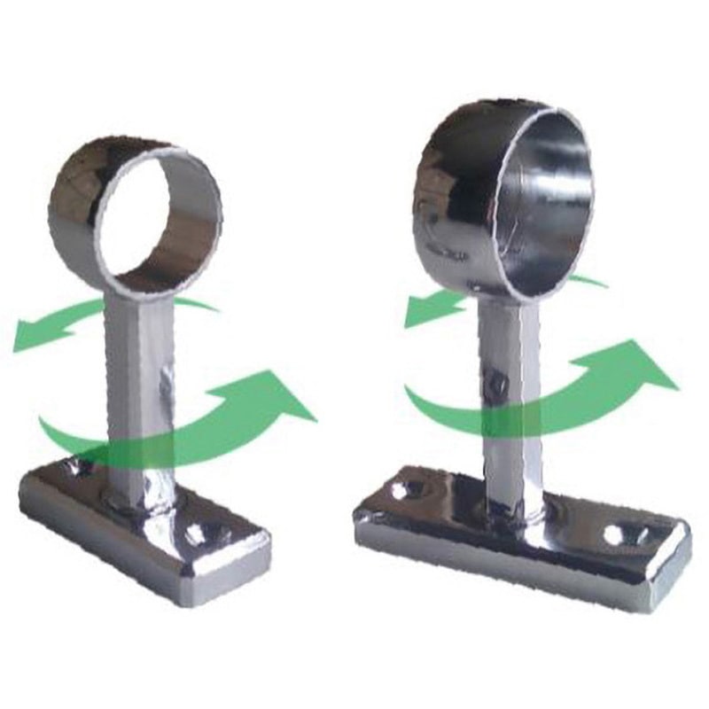 ロータリーブラケット 32mm 止 回転式ブラケット 首長 フジテック・ジャパン クロームメッキ