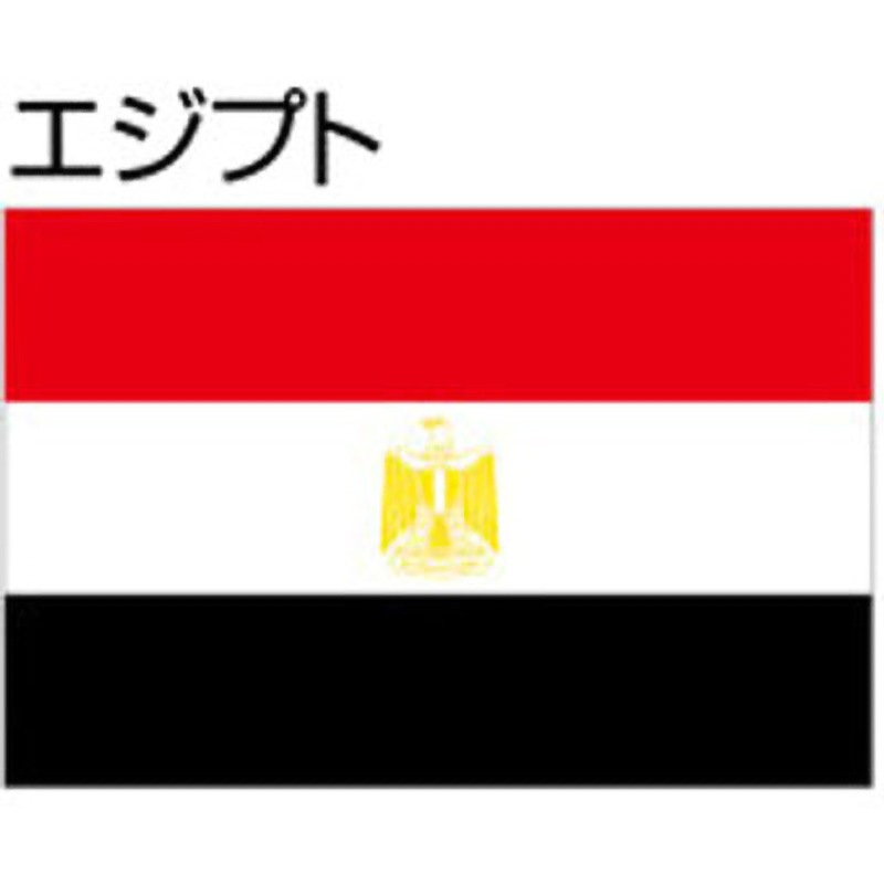 エジプト 船舶用外国旗 3巾 ノーブランド 3巾(中型)サイズ