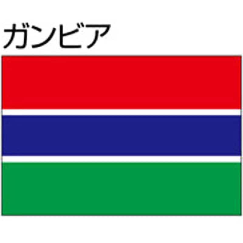 ガンビア 船舶用外国旗 3巾 ノーブランド 3巾(中型)サイズ