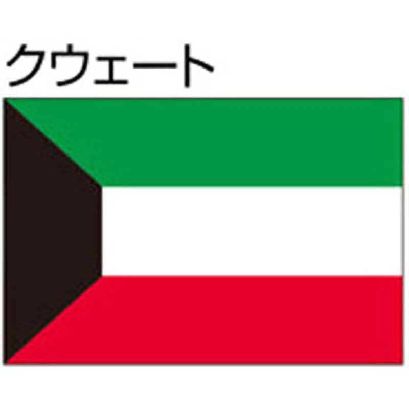 クウェート 船舶用外国旗 3巾 ノーブランド 3巾(中型)サイズ