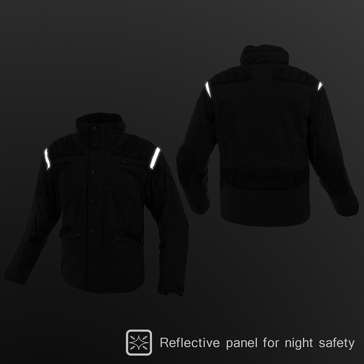 コミネJK-622 プロテクトフィールドウィンタージャケット Black L