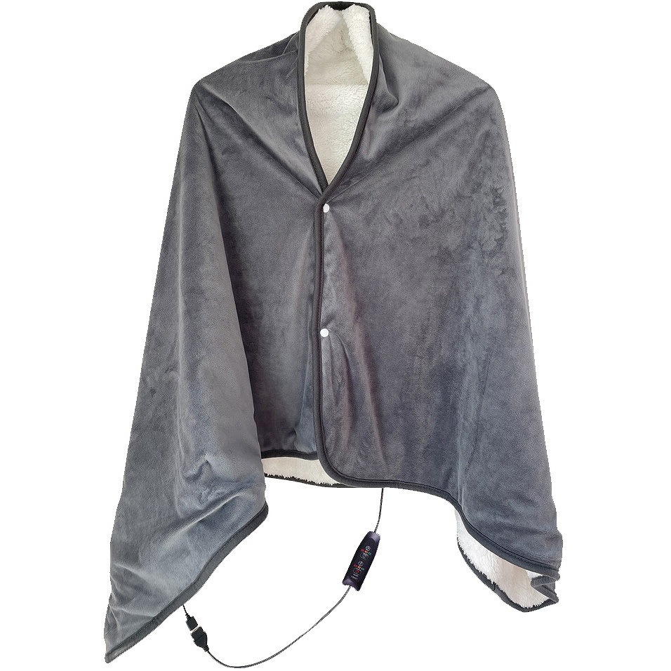 C1000338 USBブランケット 電気毛布 グレー Electric Blanket CRECOTE