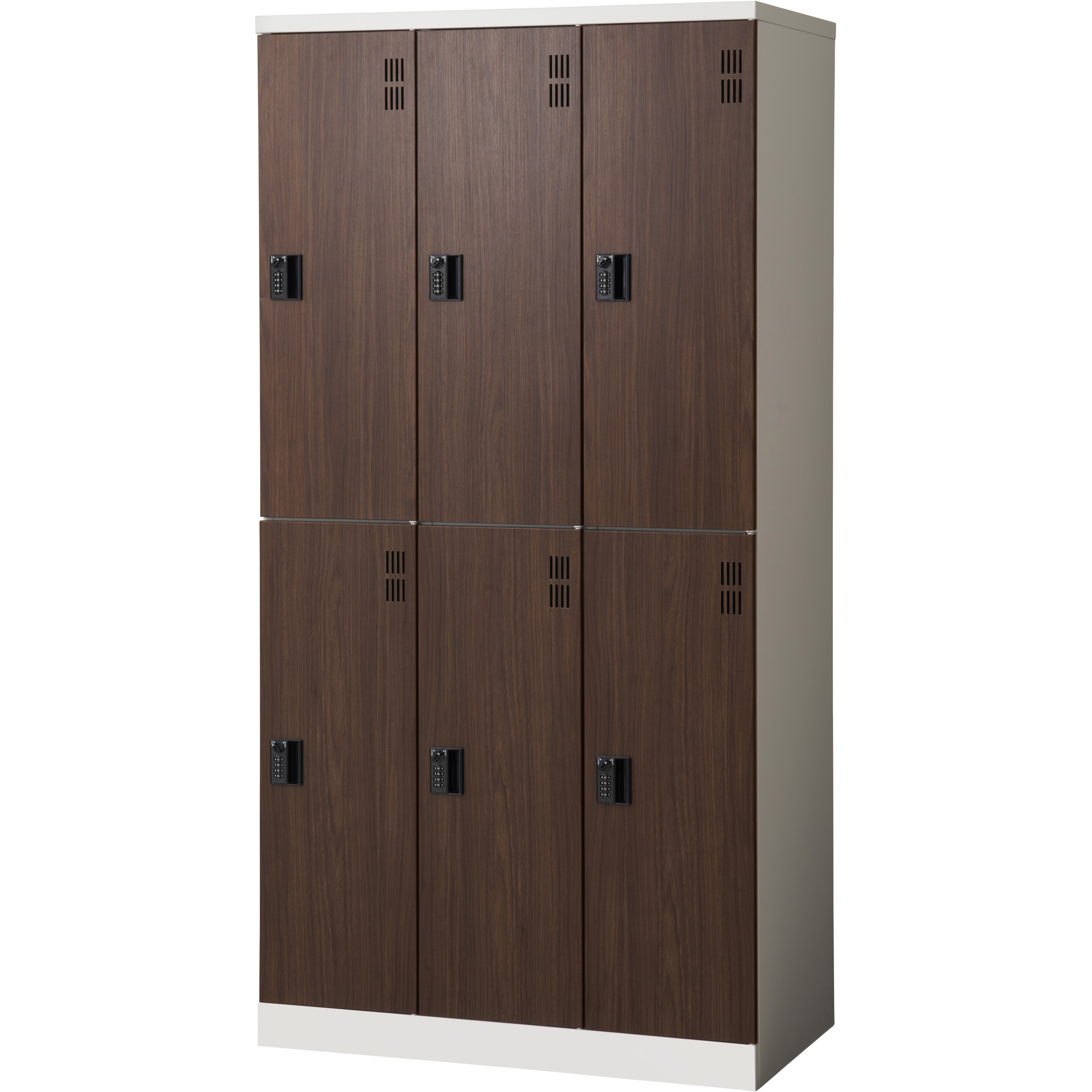 SLM-6BRD スチールロッカー エランサ(ELANSA) 6人用 ダイヤル錠   SLM-6BRD