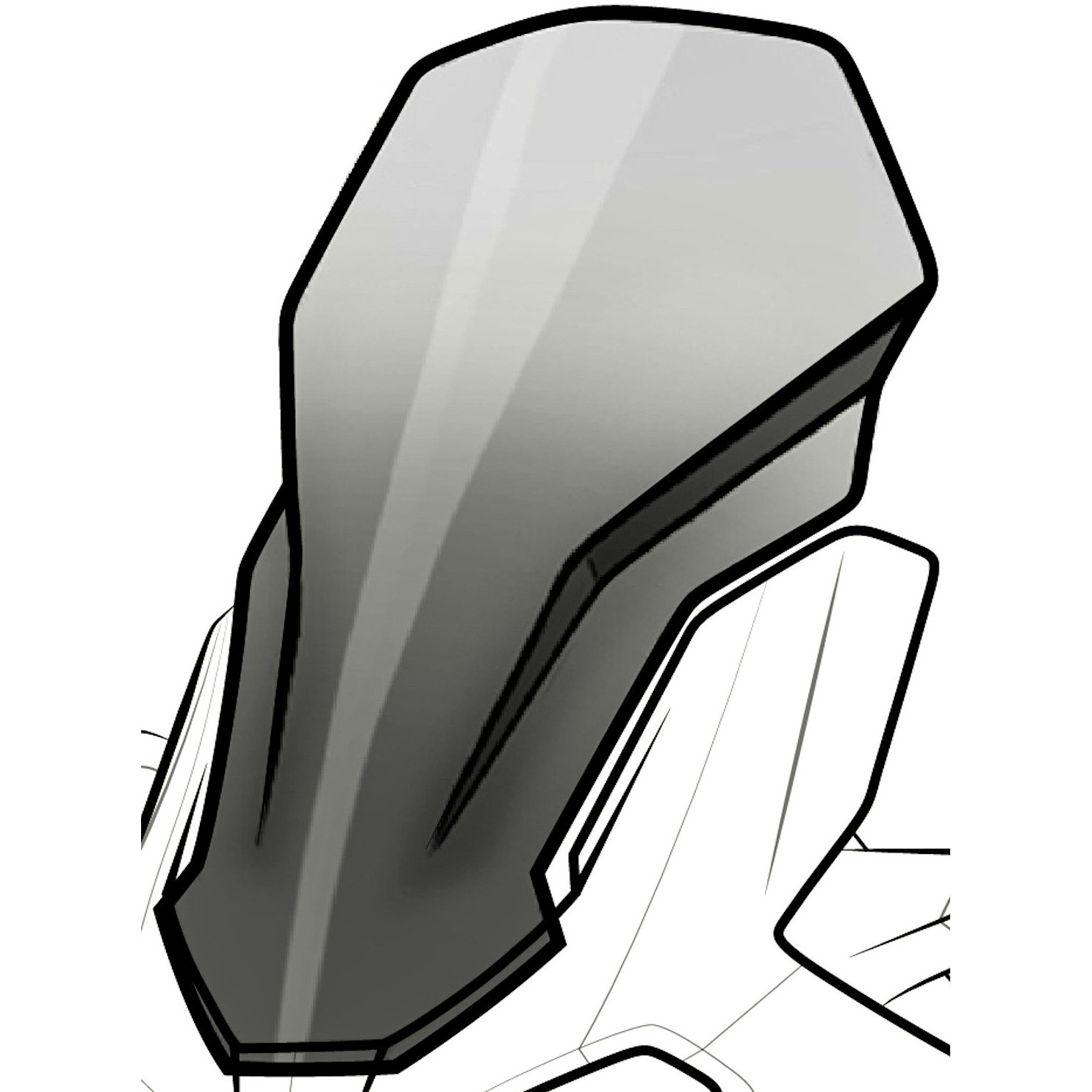 5568F ツーリング スクリーン | 5568 Puig (プーチ) ダークスモーク色