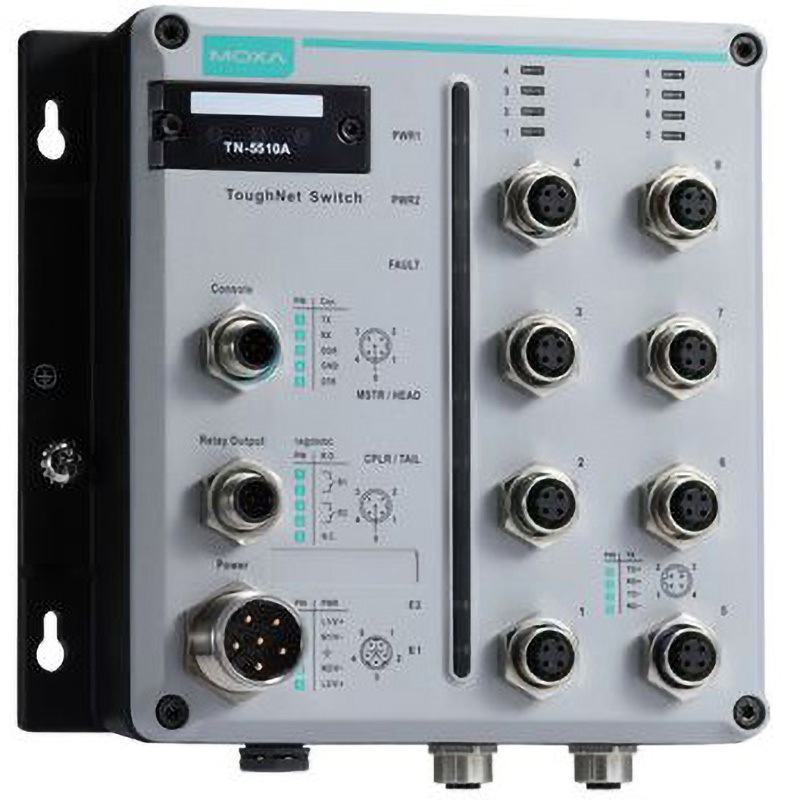 TN-5510A-2GTX-WV-T EN50155認証 8+2ポートギガビットイーサネットスイッチ Tモデル 1個 MOXA 【通販モノタロウ】