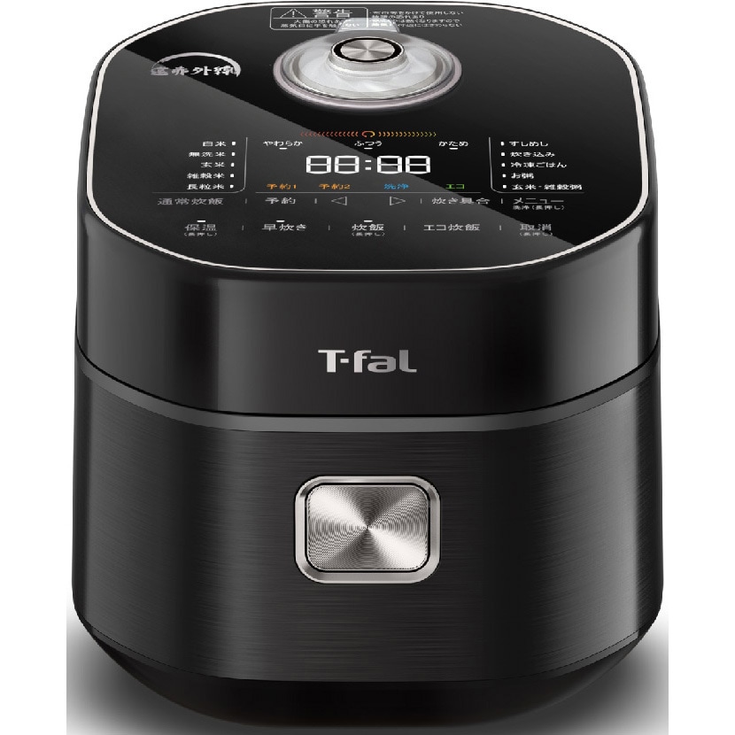 【未使用】ティファール 炊飯器 3.5合 一人暮らし RK8818JPA ザ・ライス 遠赤外線IH炊飯器 3.5合 ブラックRK8818JP ( 1台