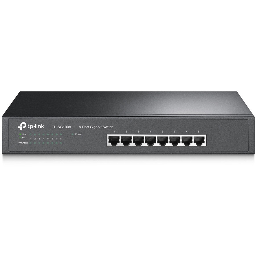 TL-SG1008 ギガビット デスクトップ/ラックマウント スイッチ TP-LINK 10/100/1000Mbps 8ポート   TL-SG1008