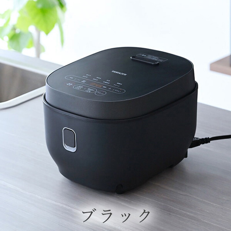山善 炊飯器 5.5合 マイコン式 ブラック YJP-DM102(B) YJP-DM102(B) マイコン式炊飯器 5.5合炊き YAMAZEN(山善