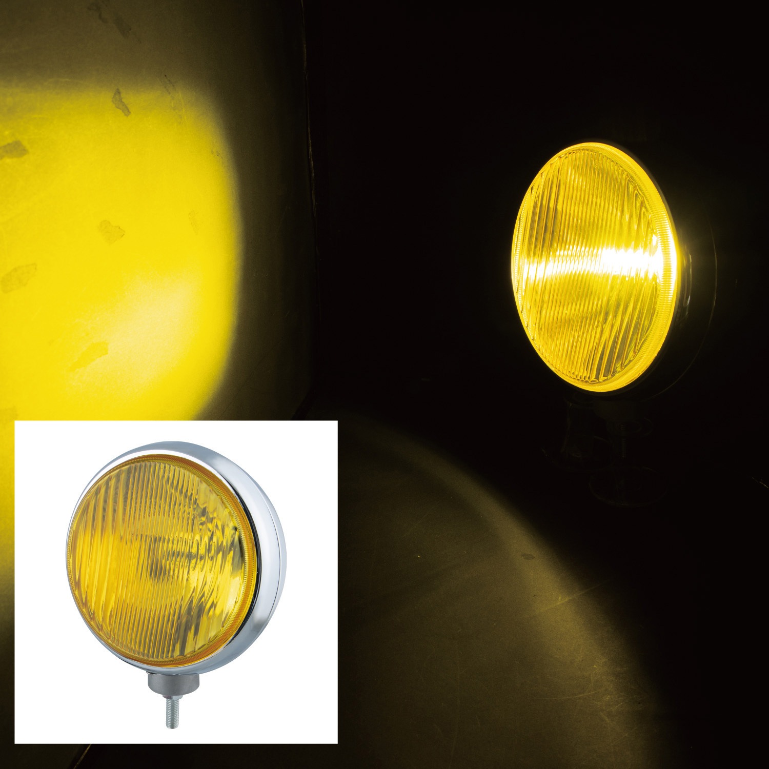 イル　ガラージュです！！ ジェットイノウエ JET 526592 ハロゲンフォグランプ 200φ イエロー