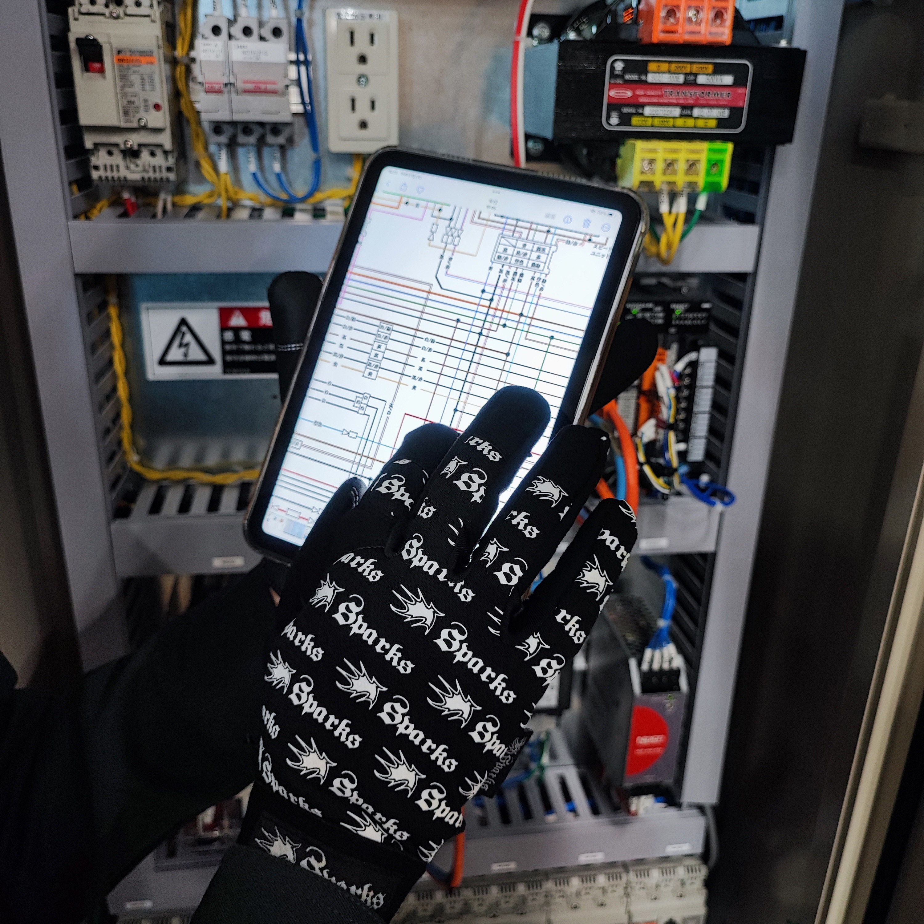 2945BKL スパークス グローブマニア(川西工業) 1双入 ブラック色