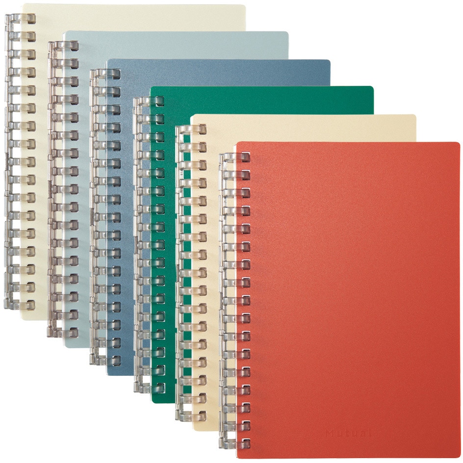 717tulip　詳細本文１４点 N2671-7 Mutual オープンリングノート リヒトラブ ドット方眼罫 13mm