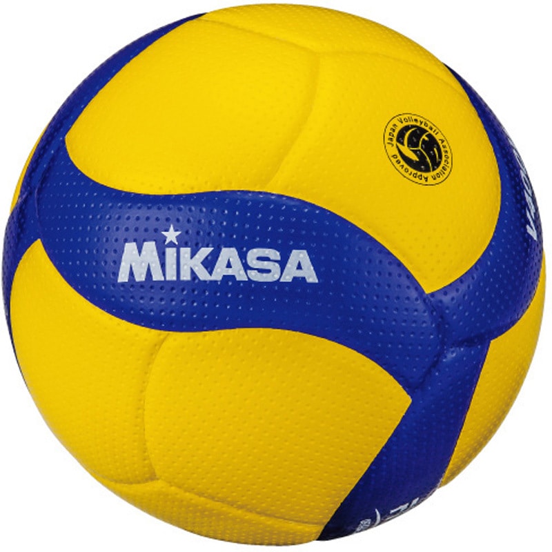V400W-L バレーボール 4号 小学生試合球 MIKASA (ミカサ) ブルー/イエロー色 サイズ円周62～64cm  V400W-L
