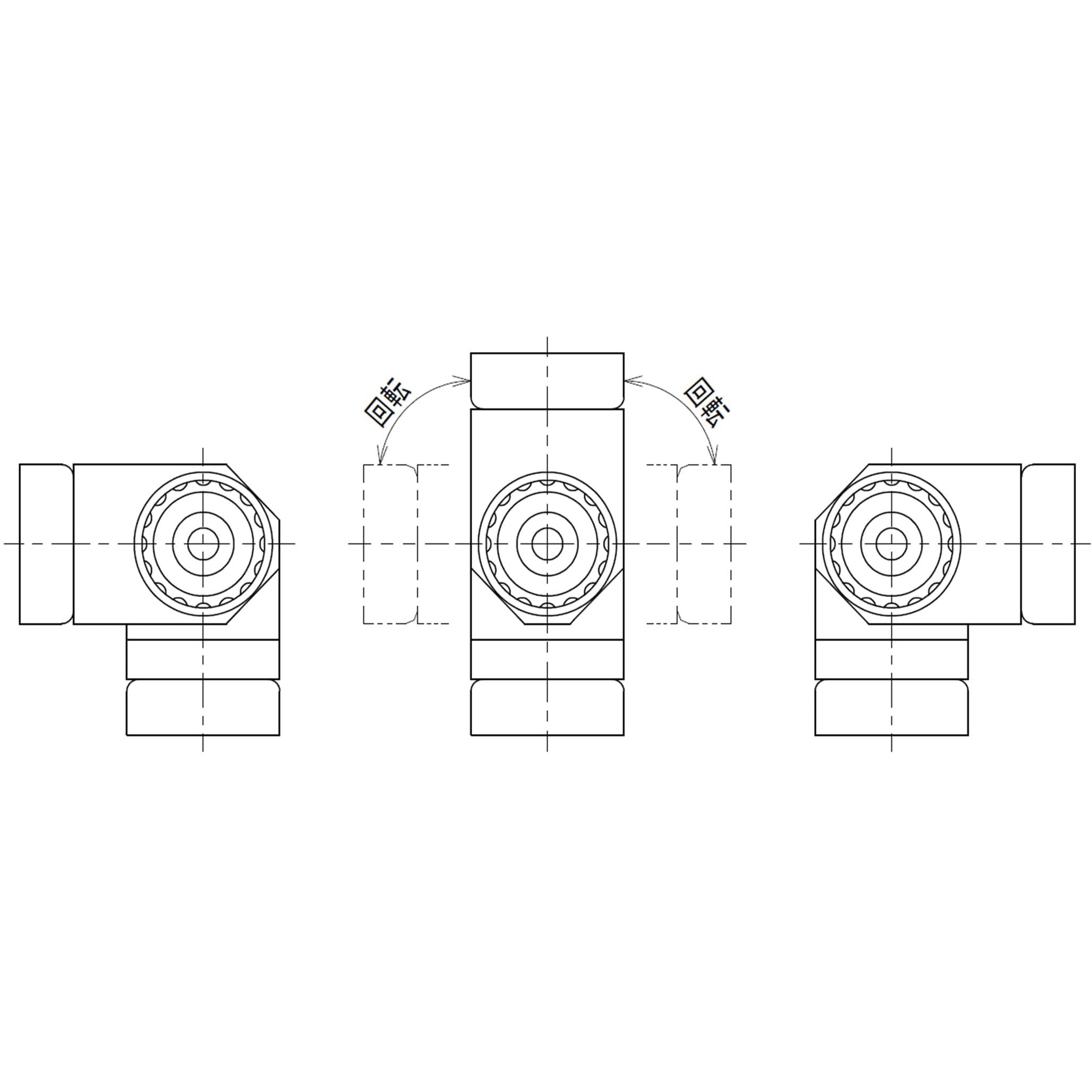 AADM20-25 角度調整付ダブルマグネット 1個 ラクテム 【通販
