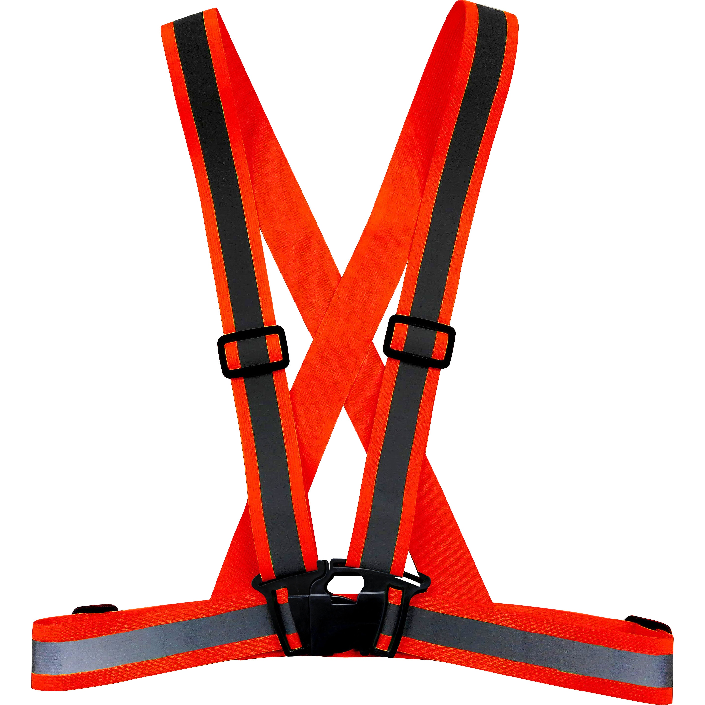 No6090 ストレッチ安全ベルト(4cm幅) KITA(喜多) オレンジ色