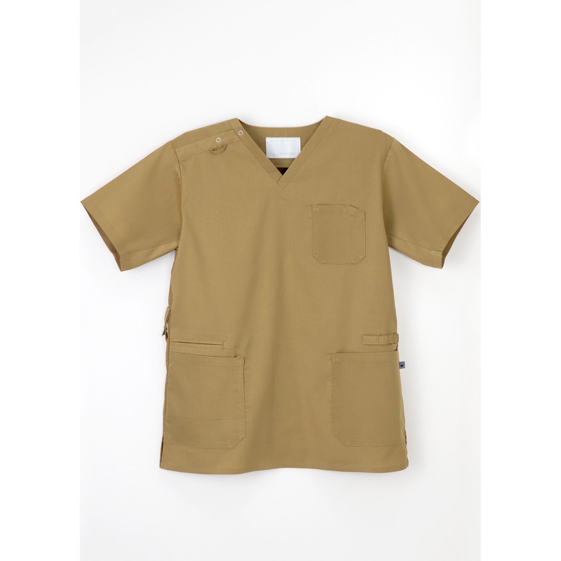 SH-5317 男女兼用スクラブ EARTH SONG ベージュ色 サイズL  SH-5317