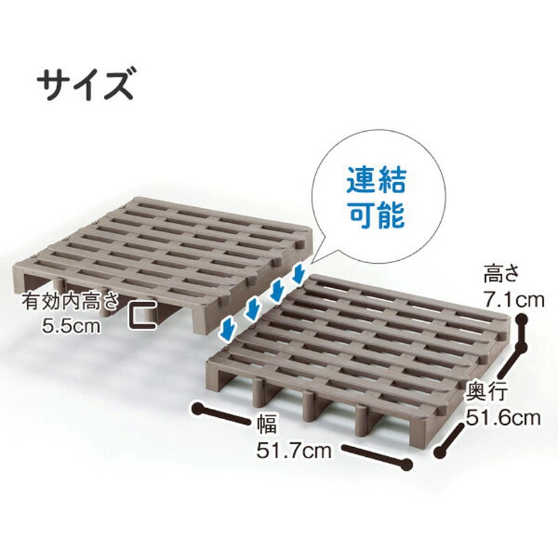 【予約受付中】 JS-BR8 すのこベッド ジョイントパレット 伸晃 シングルサイズ 1 すのこベッド