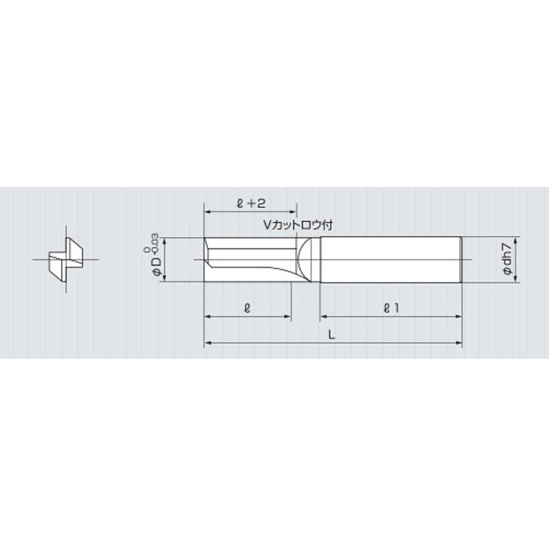 SH-SLE-EM-26.0 先ムクスロッチングエンドミル 三洋工具 超硬MG製 刃径26mm柄径32mm刃長52mm