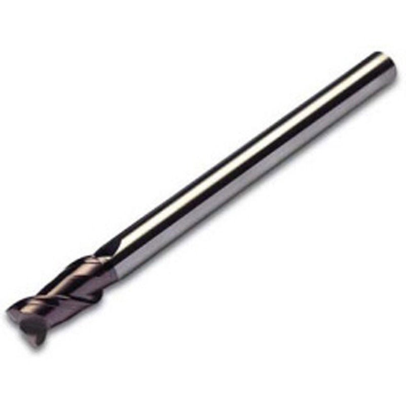 C-LSS2-6X90 ロング2枚刃スレンダー(TiAlNコート) 三洋工具 超硬MG製 刃径6mm柄径4mm刃長10mm  C-LSS2-6X90