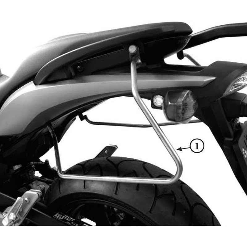 T219 CB 600 F HORNET / HORNET ABS (0708) チューブ状サイドケース ホルダー for ャtトバッグ 1個 GIVI(ジビ) 【通販モノタロウ】