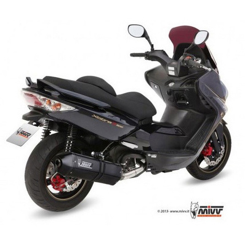 O.003.LRB SPEED EDGE ブラックステンレス KYMCO XCITING 500 (2013  2014) 1個 MIVV (ミヴ) 【通販モノタロウ】