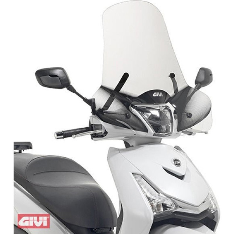 7057AG ウインドシールド トランスペアレント 490 mm(高さ) 660 mm(幅) 1個 GIVI(ジビ) 【通販モノタロウ】