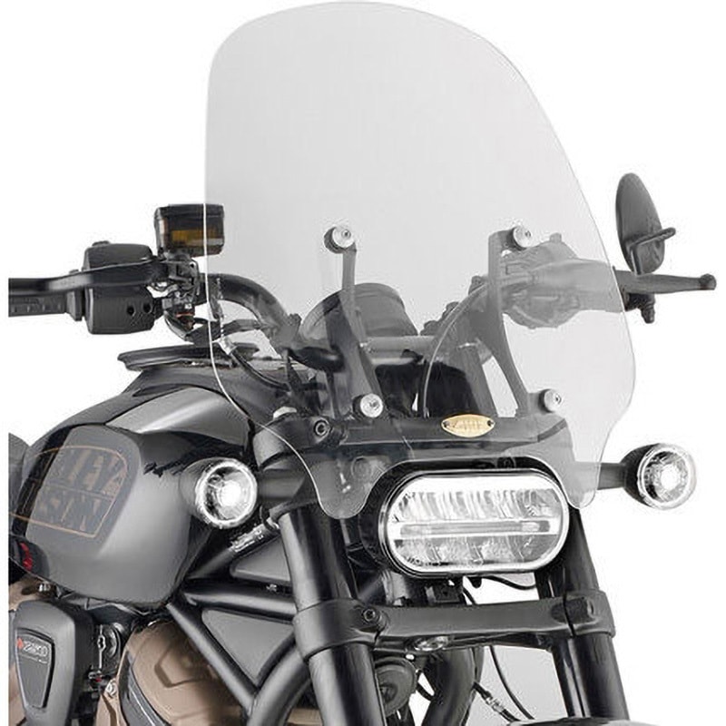 8401A スクリーン HarleyDavidson Sportster 1250 S クリア dim. H×W 44×45 cm (A8401A フィッティングキット別途必要) 1個 GIVI(ジビ) 【通販モノタロウ】
