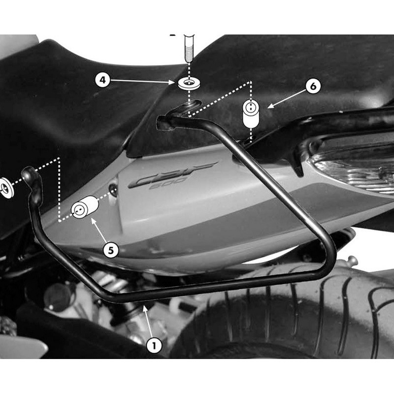 T218 ソフトバッグ用サイドバッグサポート 1個 GIVI(ジビ) 【通販モノタロウ】