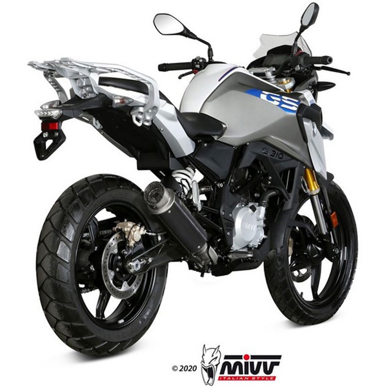 B.035.LXBP マフラー Gp Pro ブラックステンレスエキゾースト 1個 MIVV (ミヴ) 【通販モノタロウ】