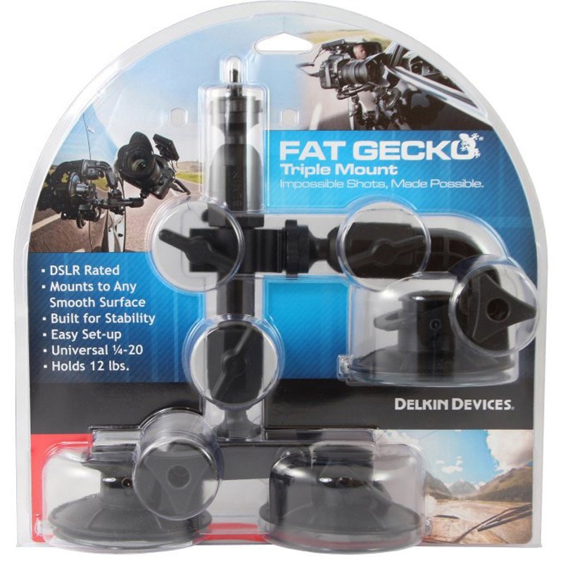 (未使用) デルキン fat gecko 3点支持マウント 吸盤式カメラマウント DDFG-TRIPLE Fat Gecko 3点支持マウント 吸盤式カメラマウント DDFG