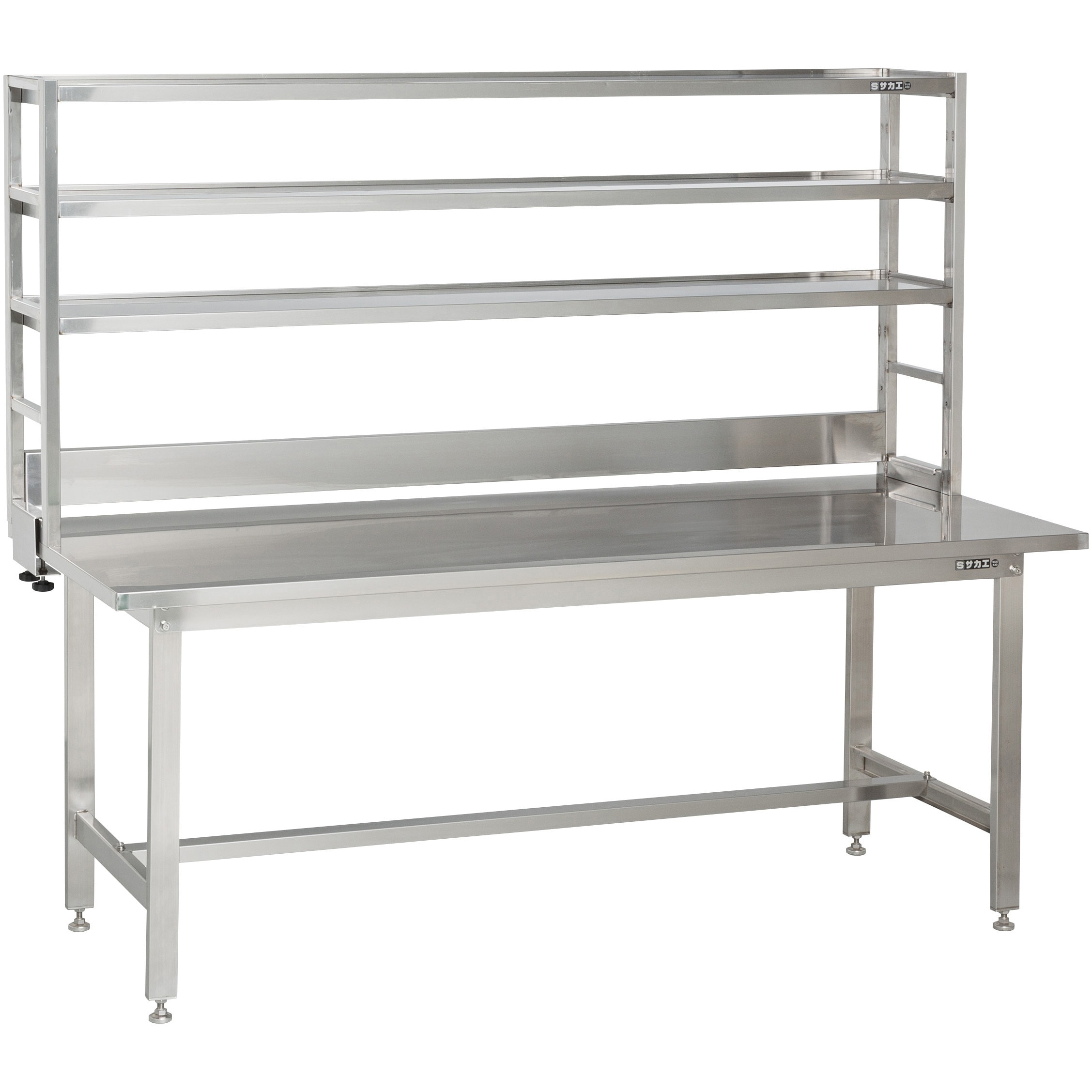 ステンレス簡易架台(H810/3段タイプ) サカエ ステンレス作業台 【通販