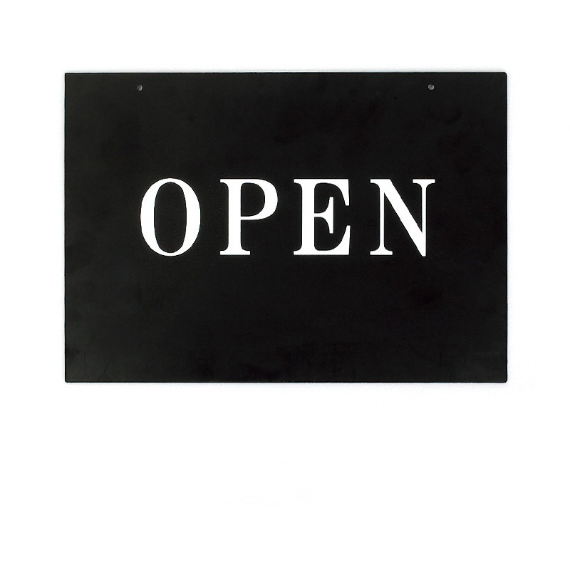 67801 アルモード OPEN両面表示プレート (OPEN/CLOSED) 1台 ベルク 【通販モノタロウ】