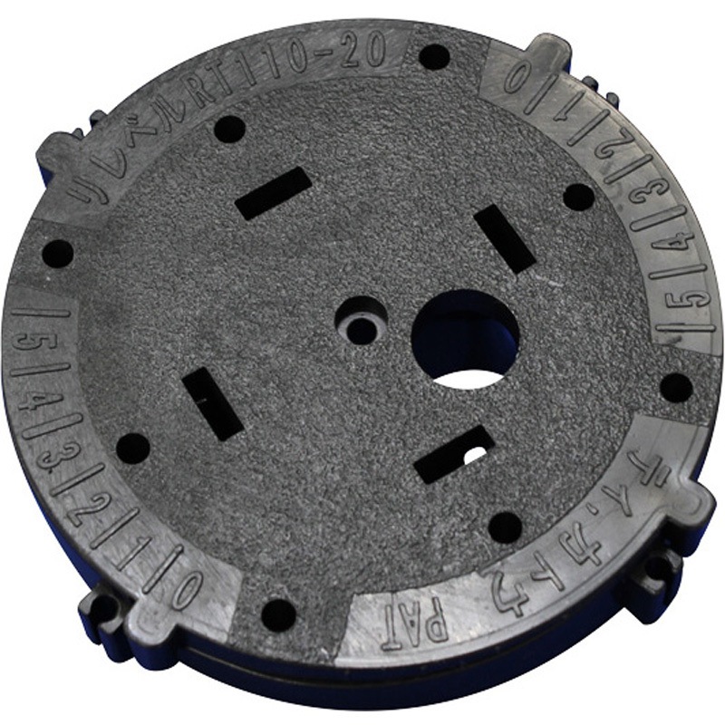 RT110-20 リレベル 水平ワンタッチ基礎パッキン ティカトウ 外径110mm高さ20～25mm 1箱(66個)