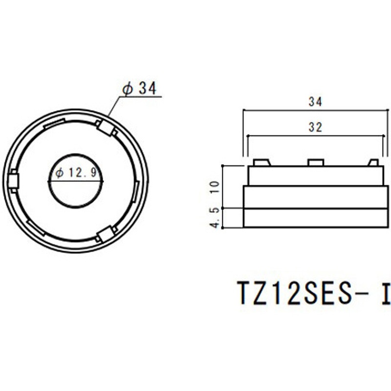 TZ12SES-Ⅰ 耐震座金 タイトニック 1箱(300個) ティカトウ 【通販