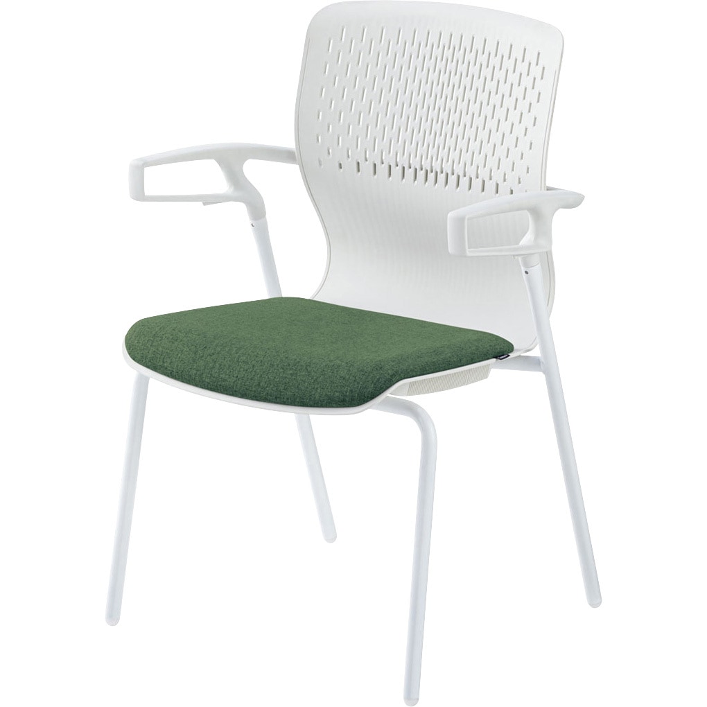 6-118-1006 ミーティングチェア Cazetora[カゼトラ]4本脚(固定脚) 内田洋行 質量9.7kg   6-118-1006